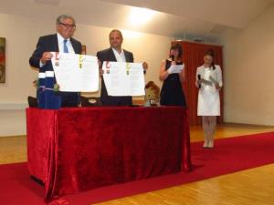 Podpis listine o pobratenju z MO Beljak - Foto Špela Kranjc